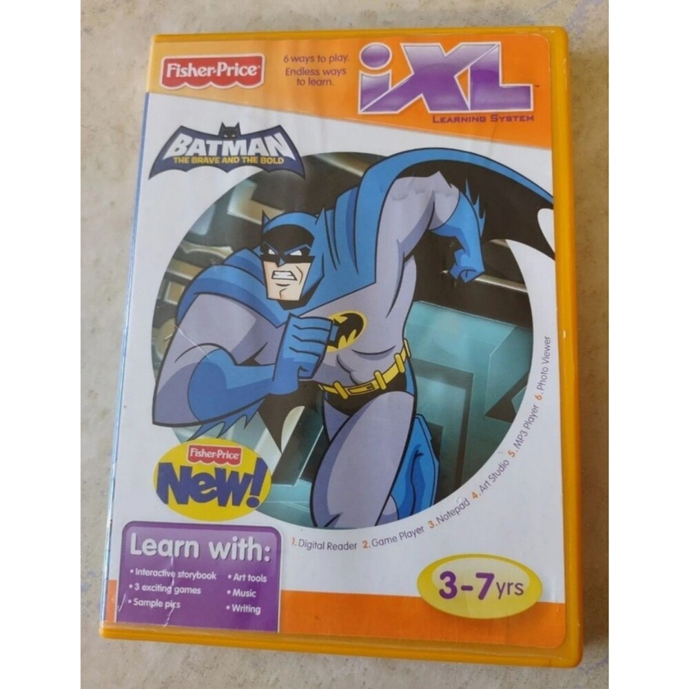 Batman iXL Learning Game Disc + Case + Manual